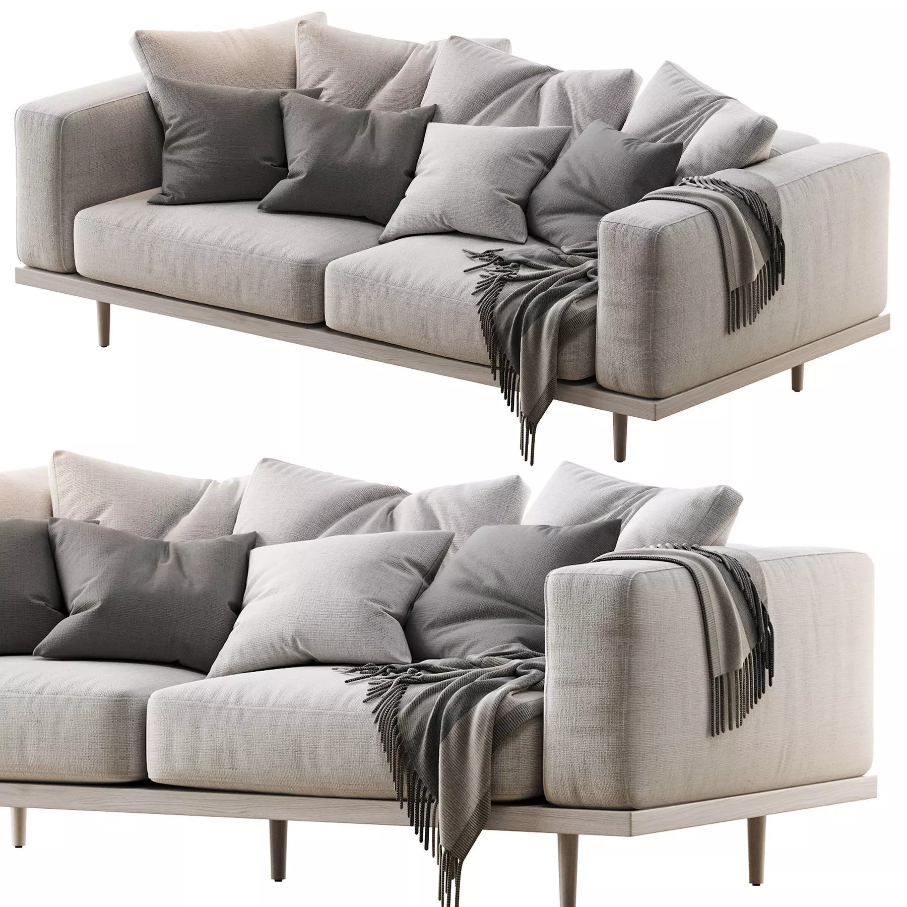 Newport Sofa 84 3D model_0