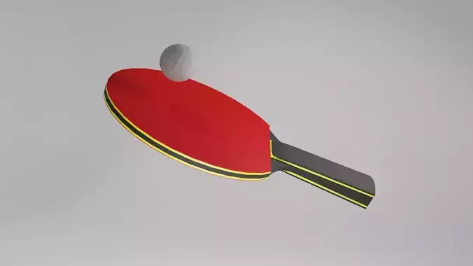 Table tennis Paddle and ball