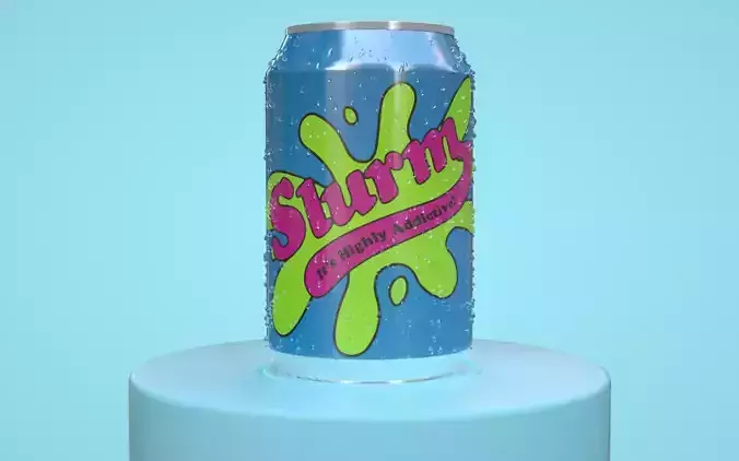 Slurm Can Soda - Animation Include - Lata de Refresco