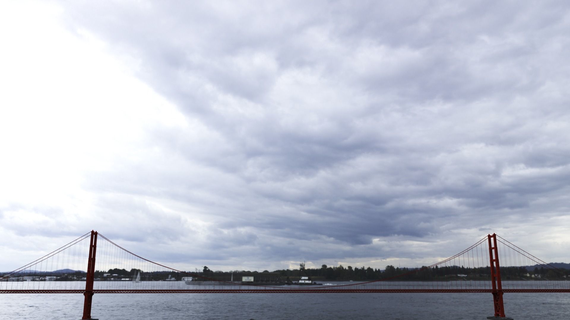 Suspension Bridge 3D model_5