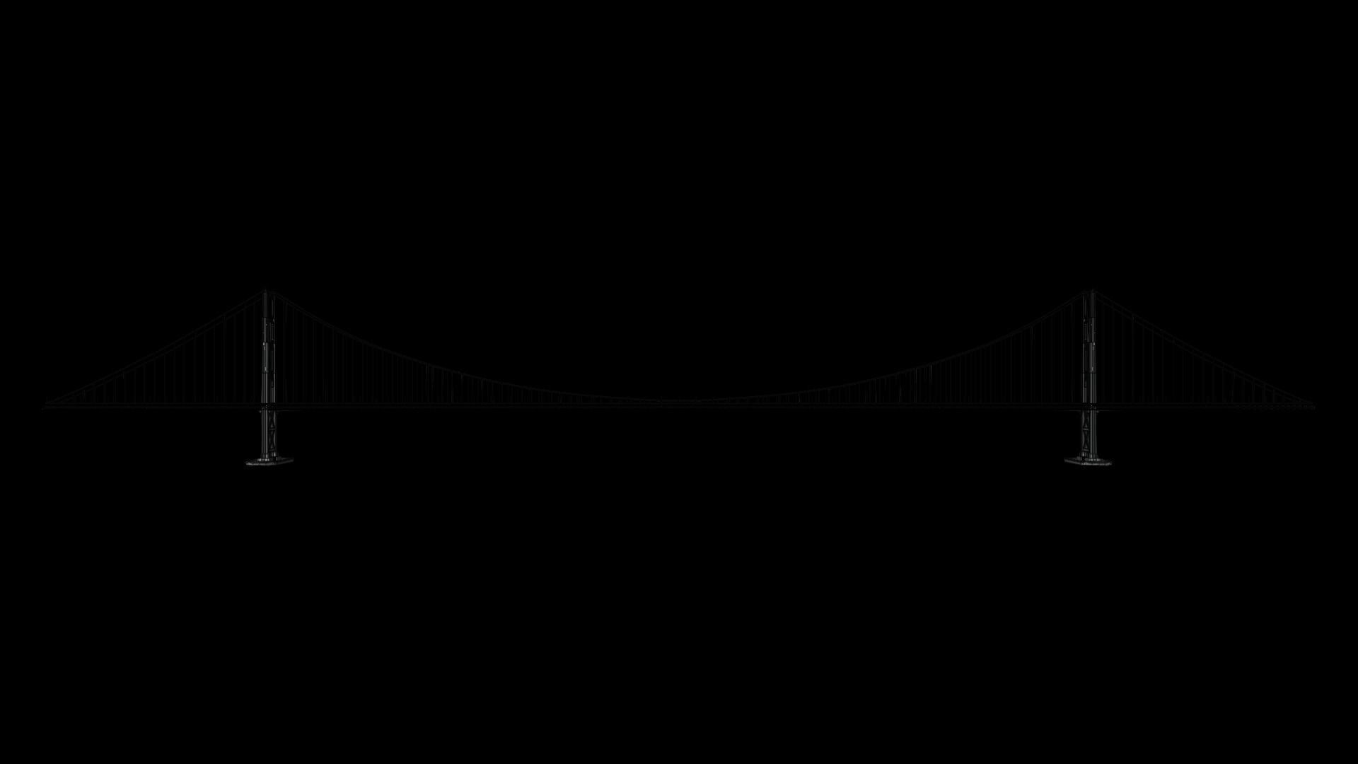 Suspension Bridge 3D model_11