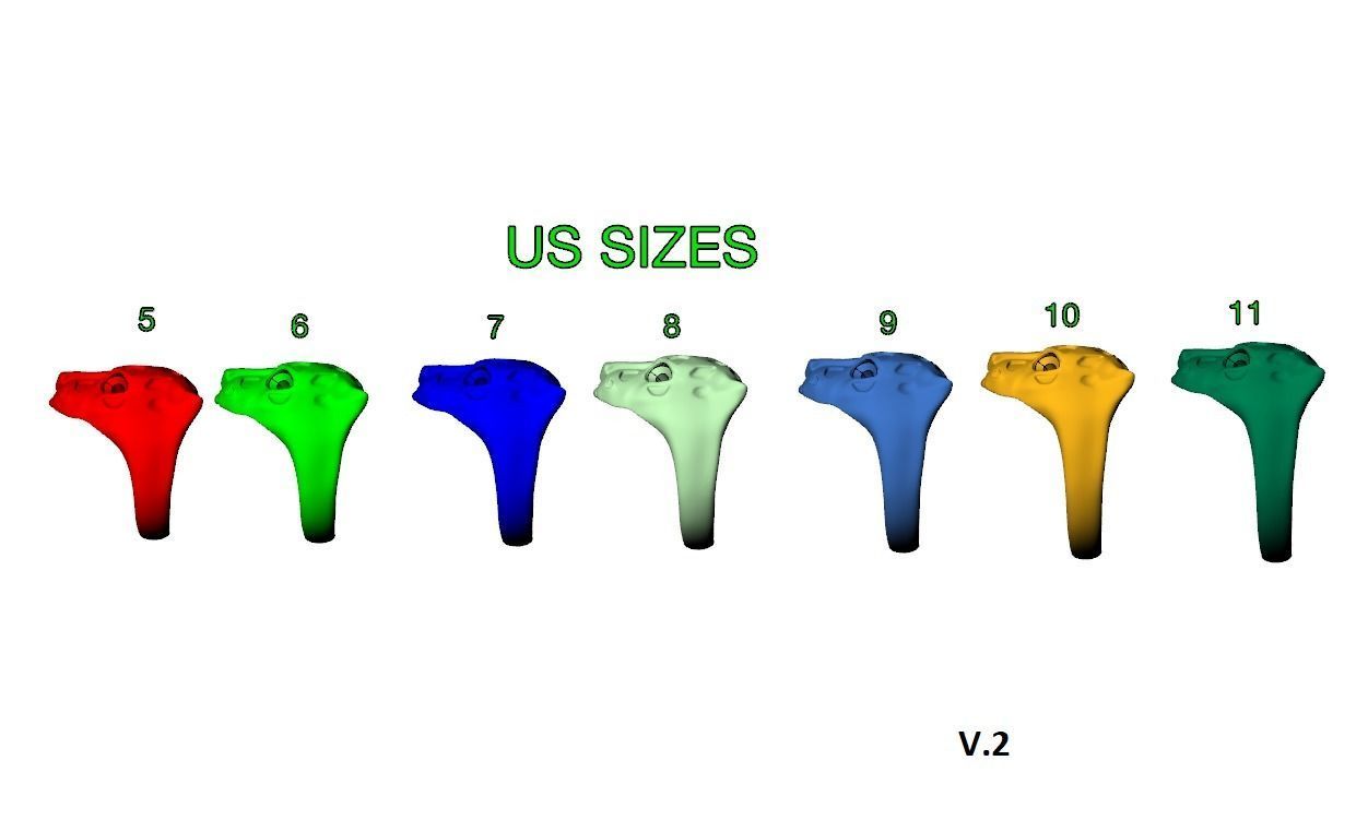 Panther ring  pear cut emeralds 3D print model_15