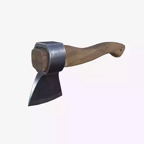 Axe for chopping wood Low-poly 3D model Axe for chopping wood Low-poly 3D model