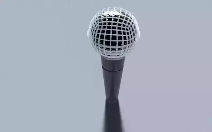  Microphone 3d model  c4d and Redshift Free 3D model