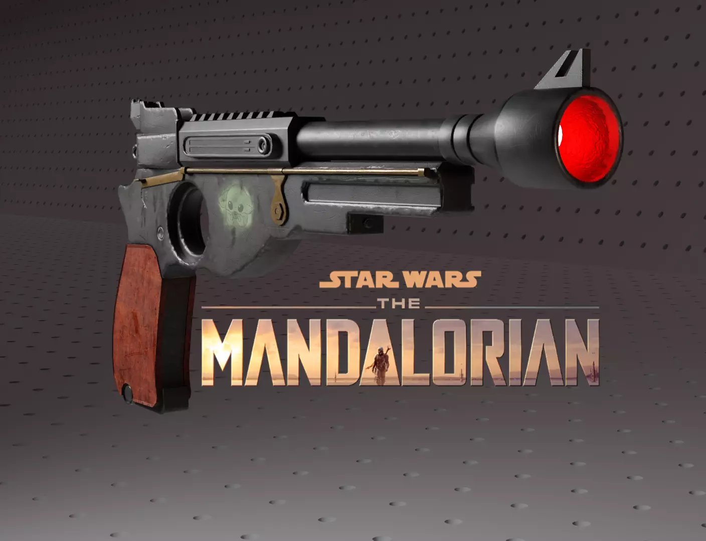 Mandalorain - Mando Blaster 3D model