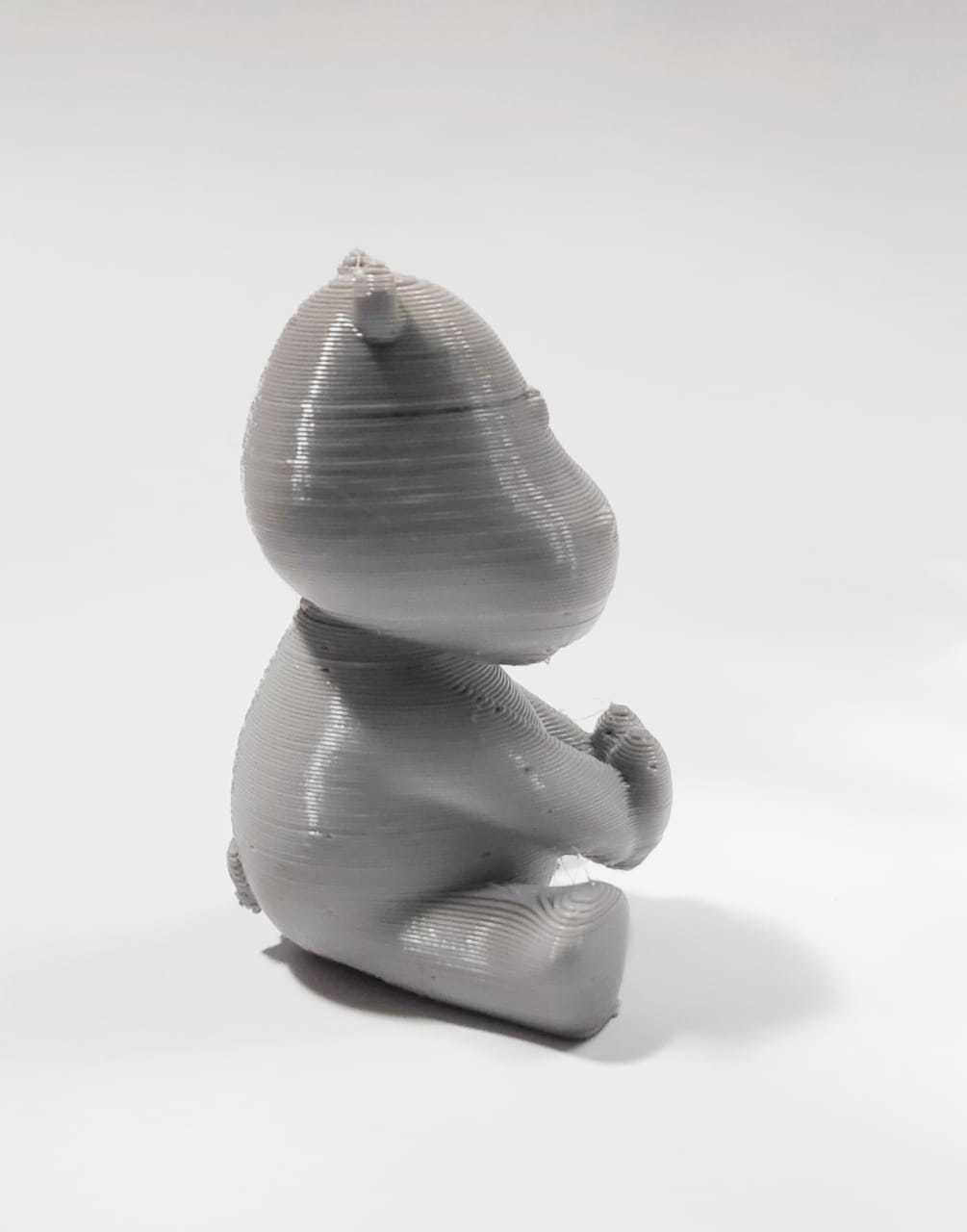 Cute Hippo Heart - Valentine Day 3D print model_7