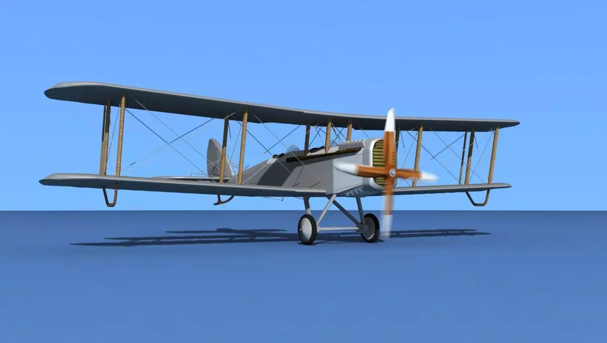 Airco DH-4 Trainer Unmarked 3D model