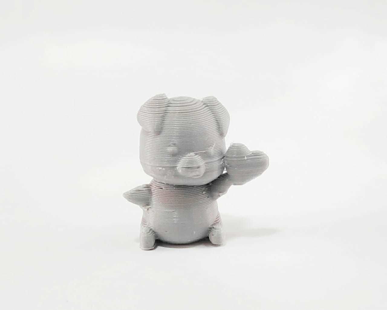 cute Pig Heart - Valentine Day 3D print model_3