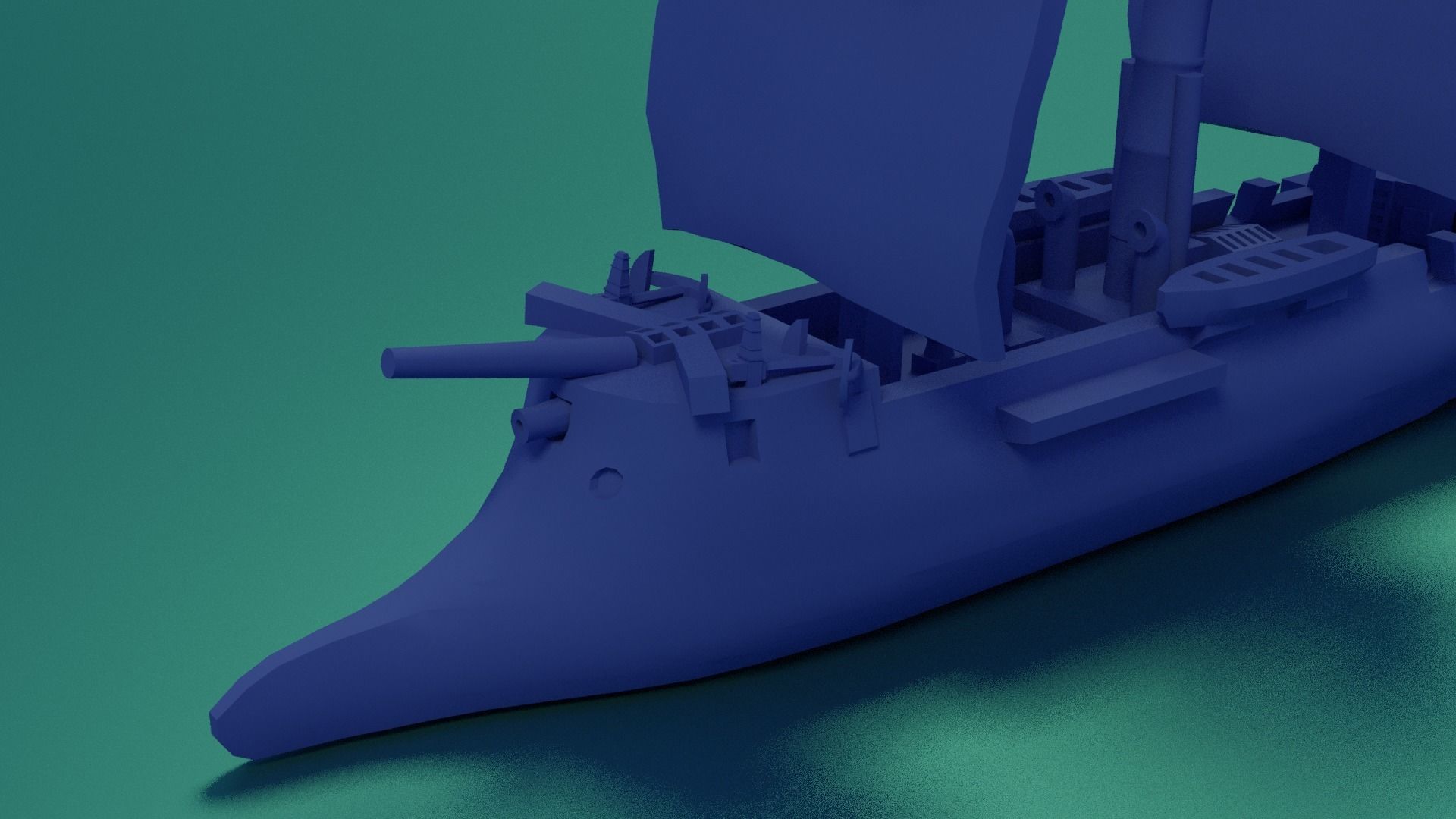 CSS Stonewall 1864 3D print model_14