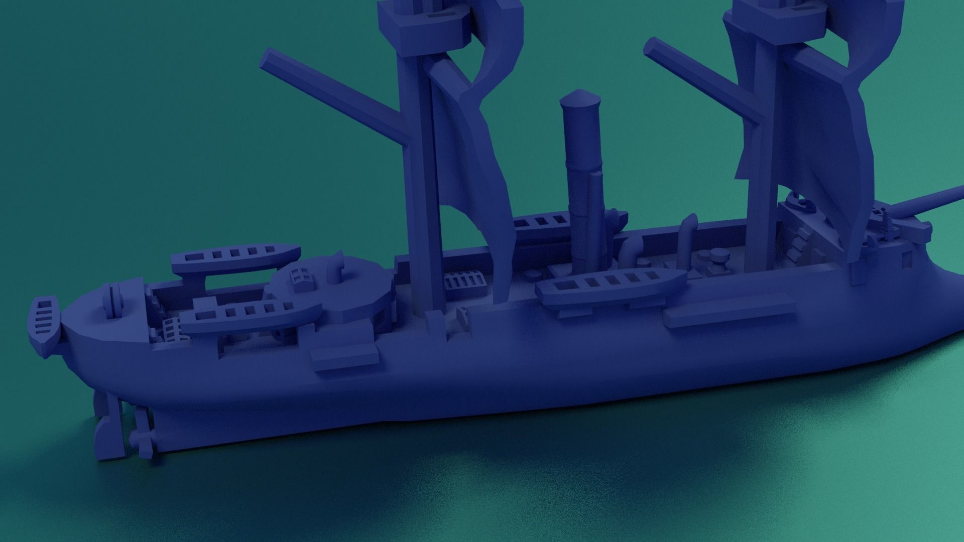 CSS Stonewall 1864 3D print model_17