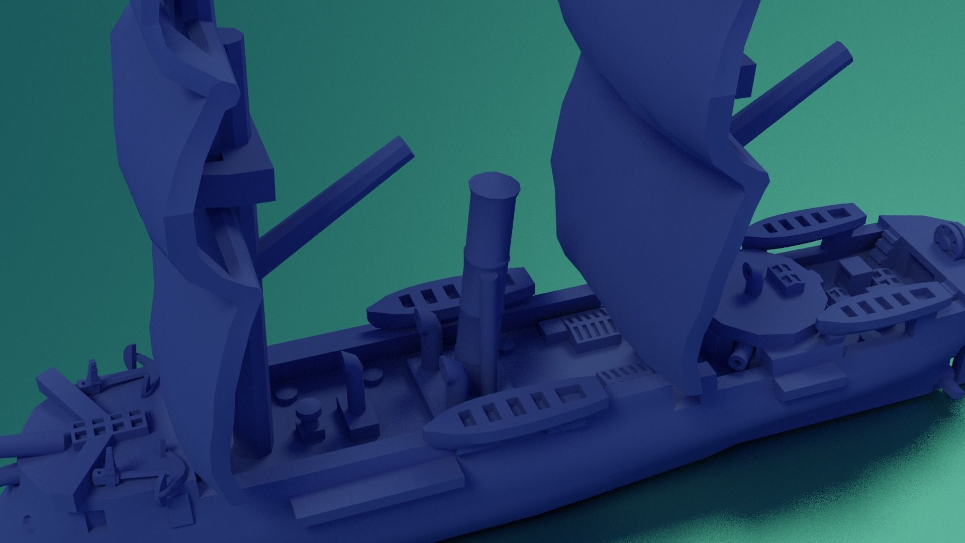 CSS Stonewall 1864 3D print model_13