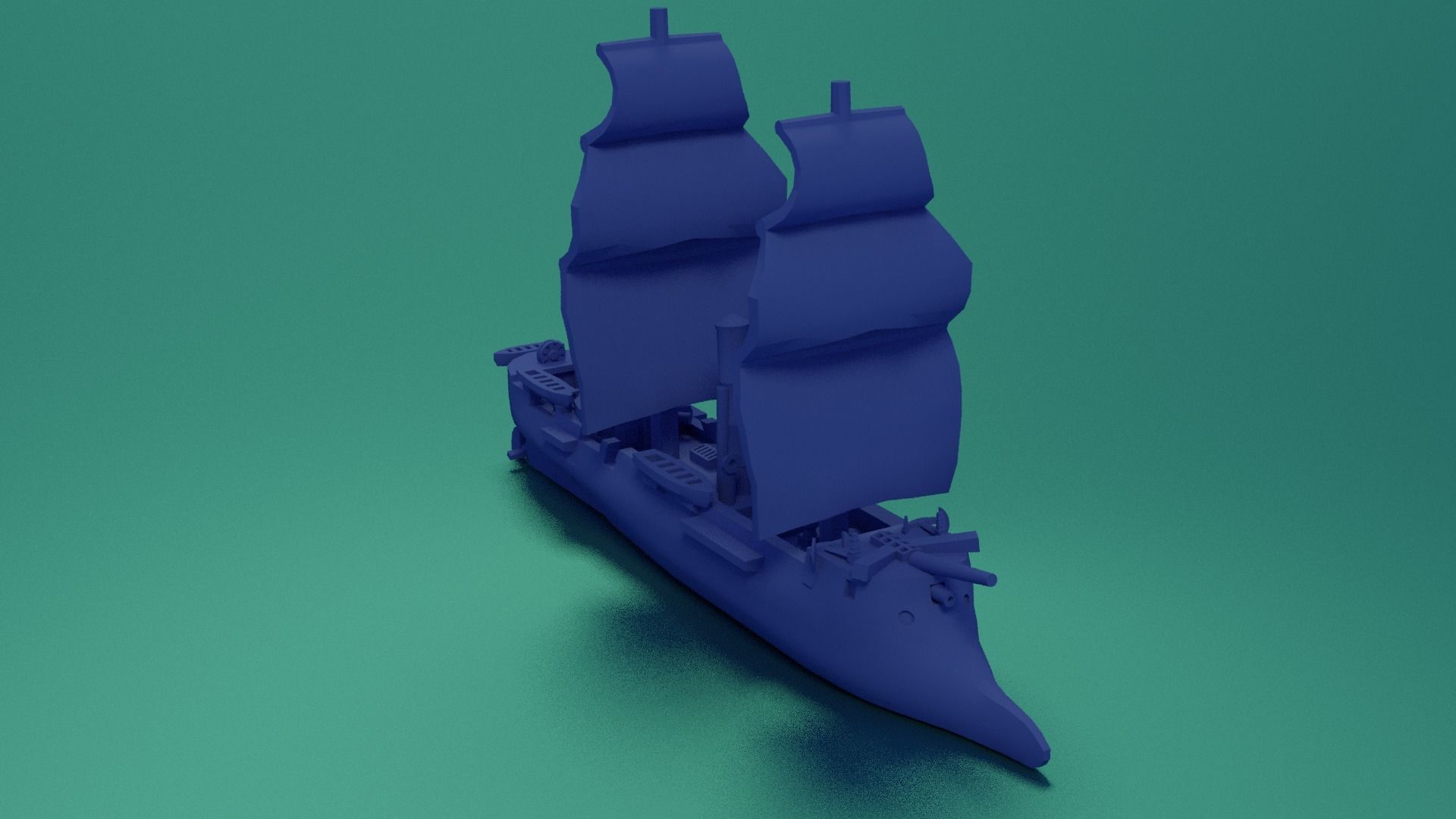 CSS Stonewall 1864 3D print model_10