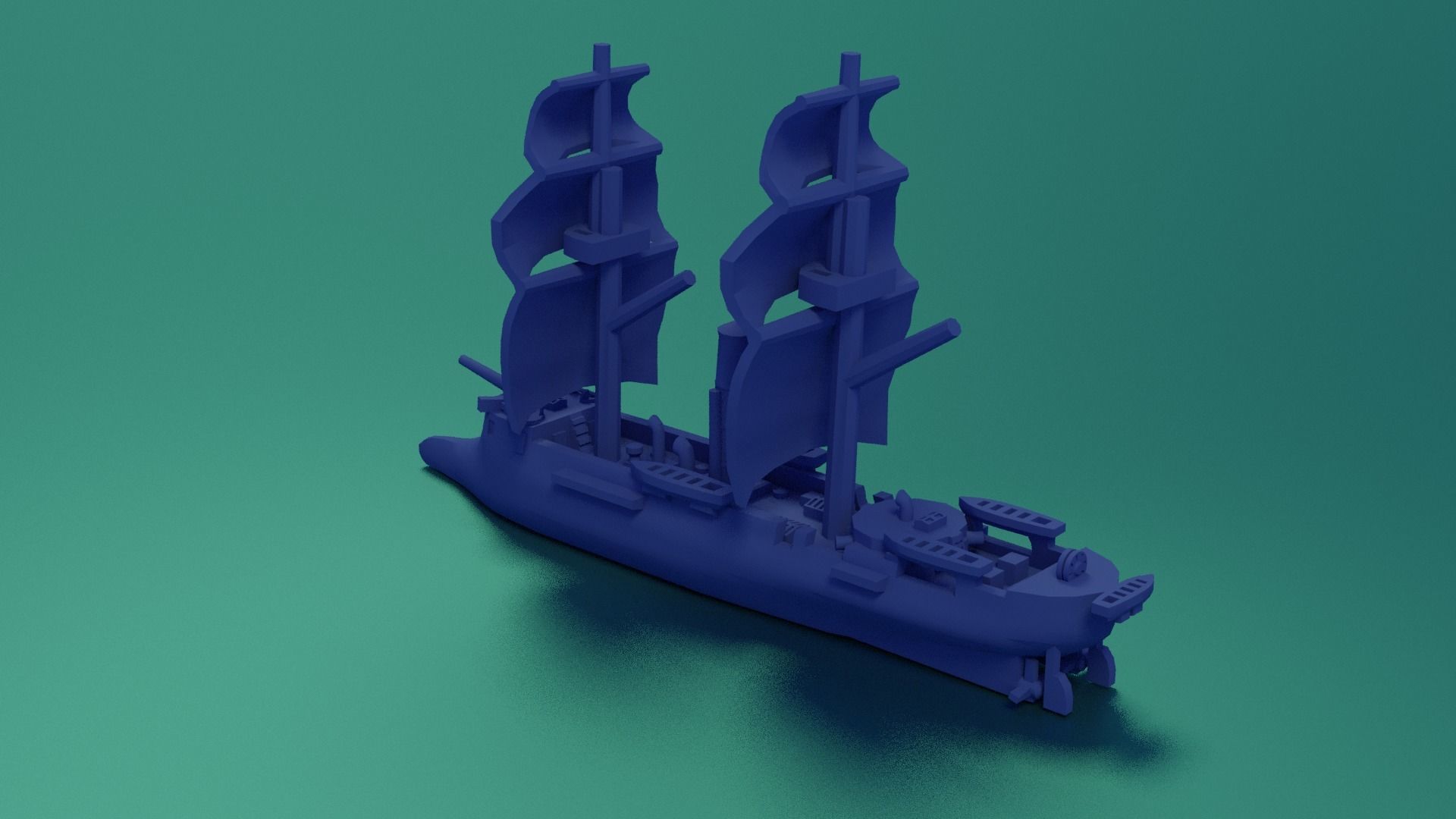 CSS Stonewall 1864 3D print model_5