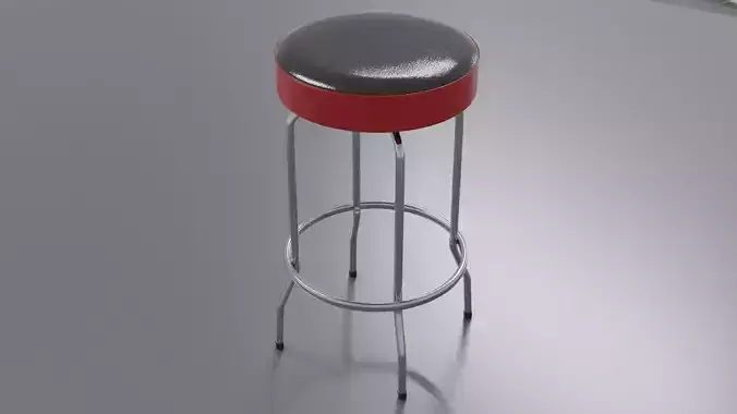 Barstool for musicians 3D model