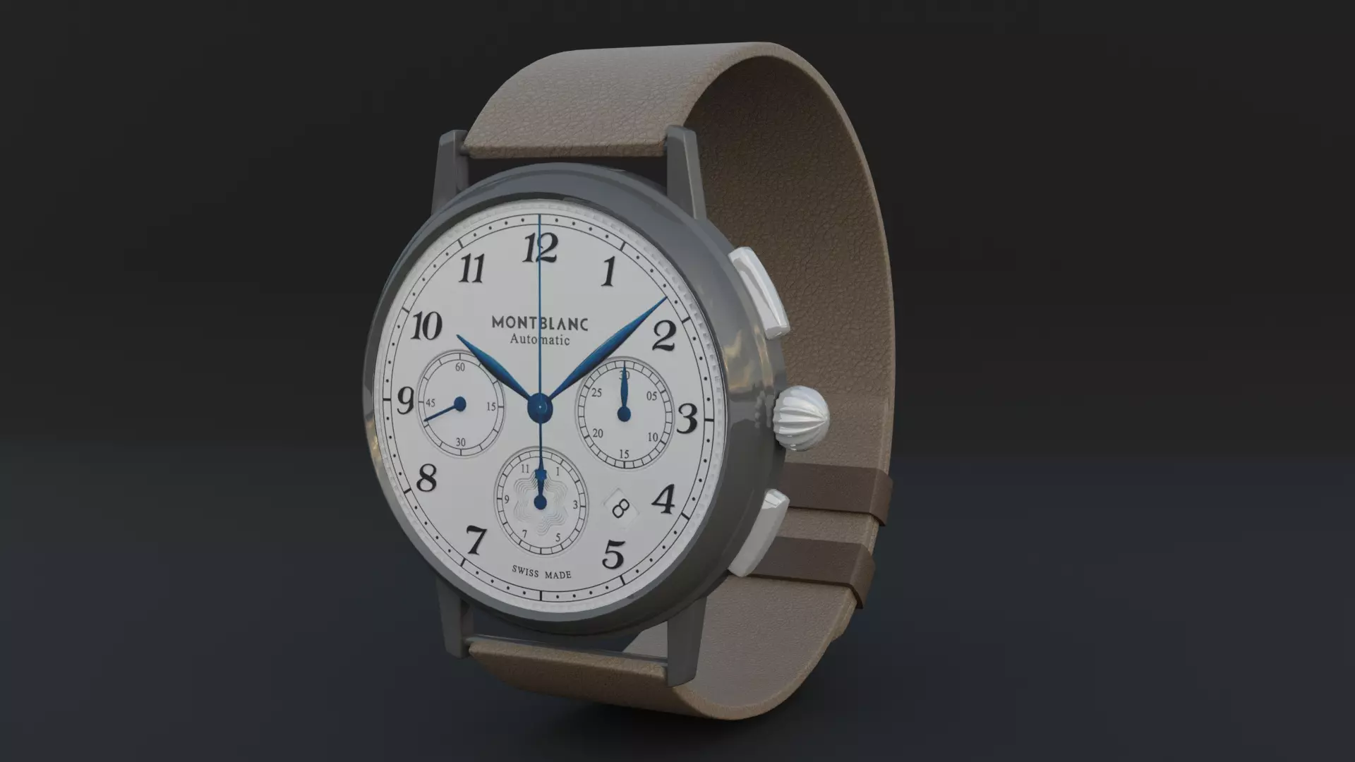 Wrist Watch Free 3D model_0
