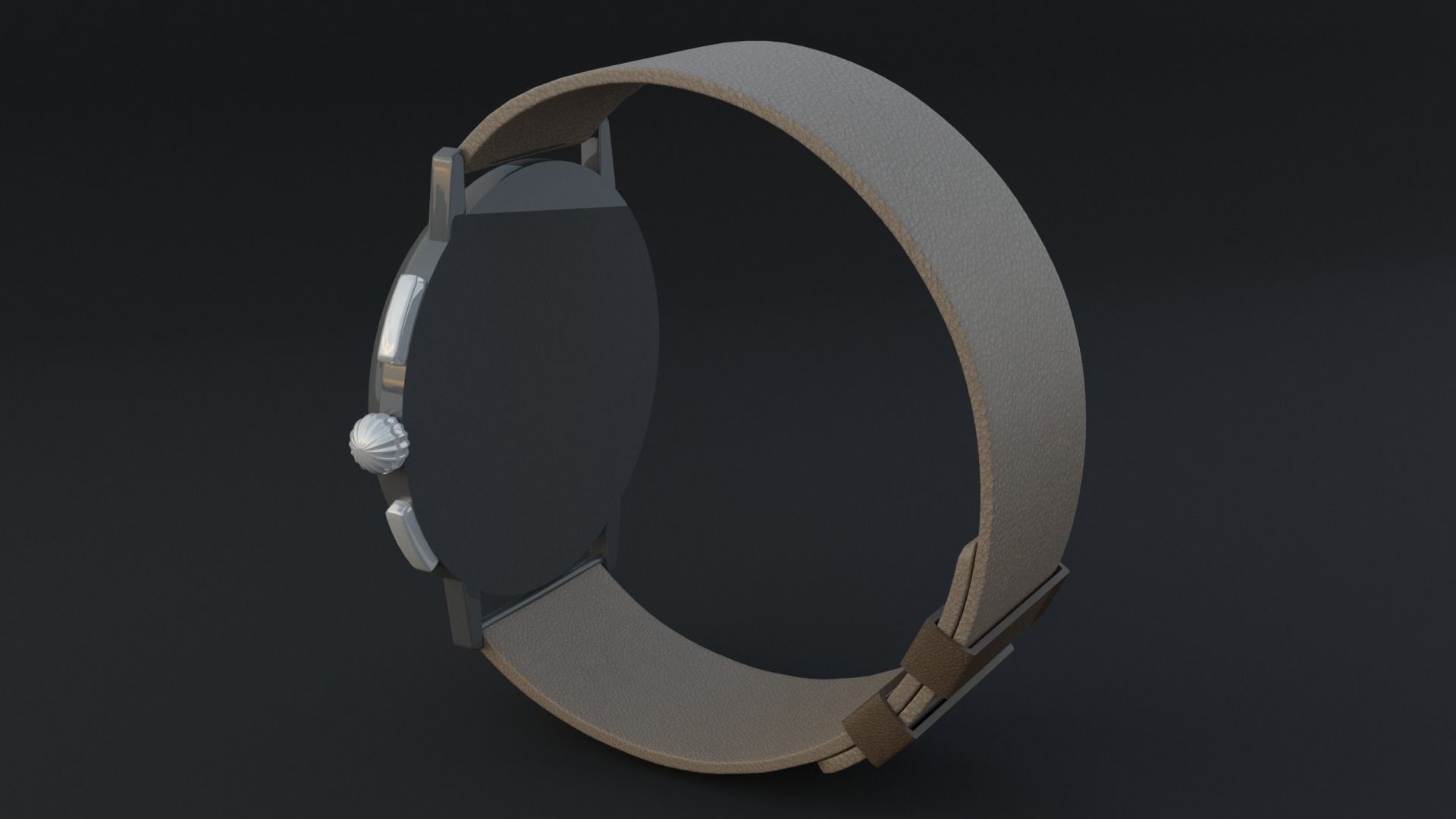 Wrist Watch Free 3D model_1