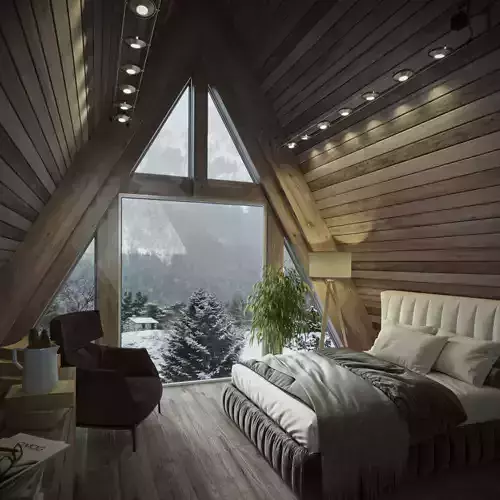 Dolomite Chalet 3D model