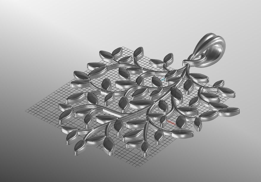 Pendant bi2 3D print model_14