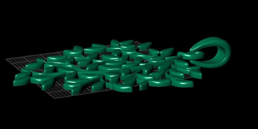 Pendant bi2 3D print model_10