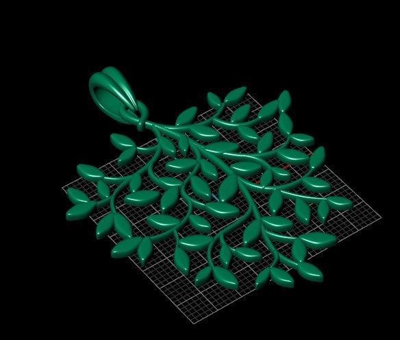 Pendant bi2 3D print model_11