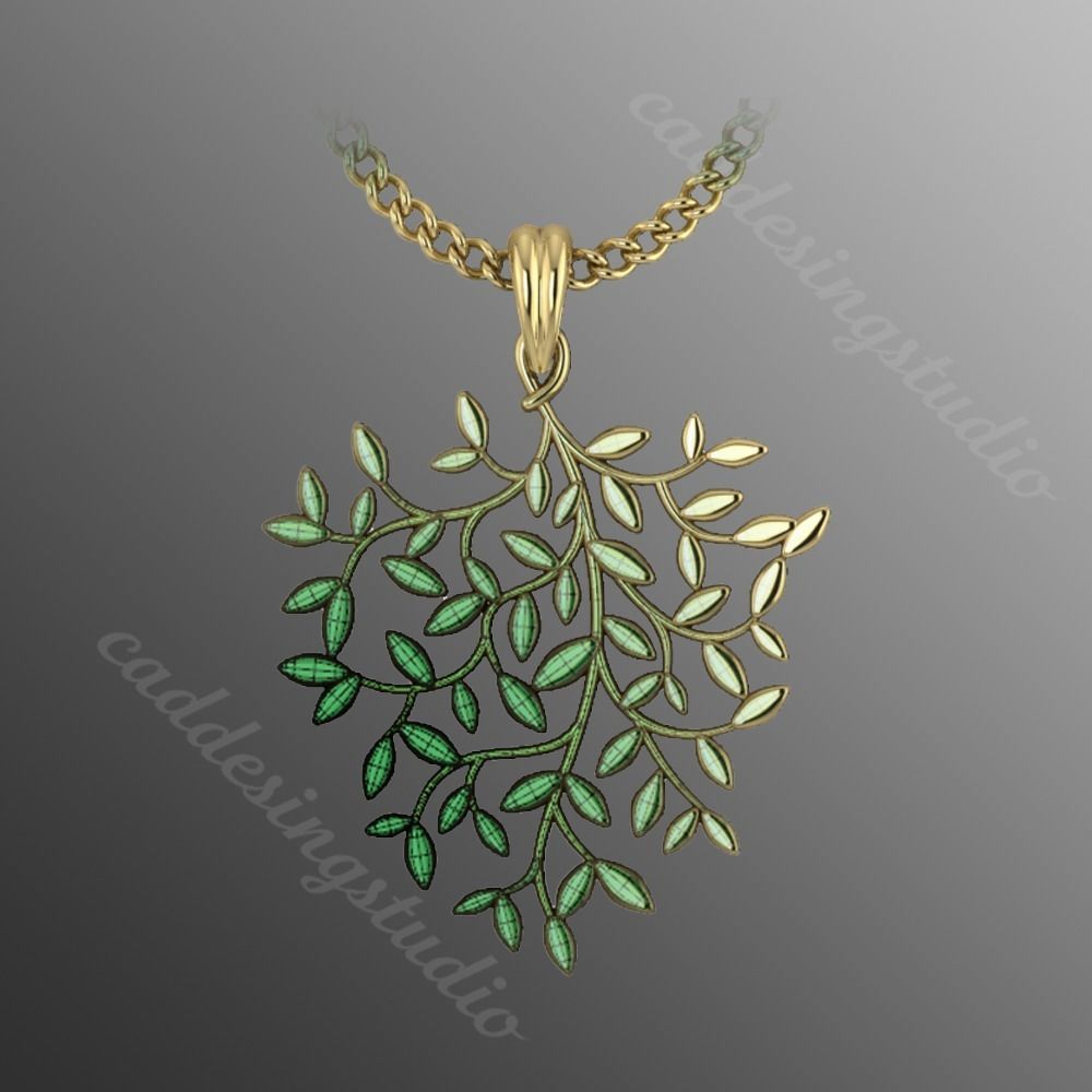 Pendant bi2 3D print model_1