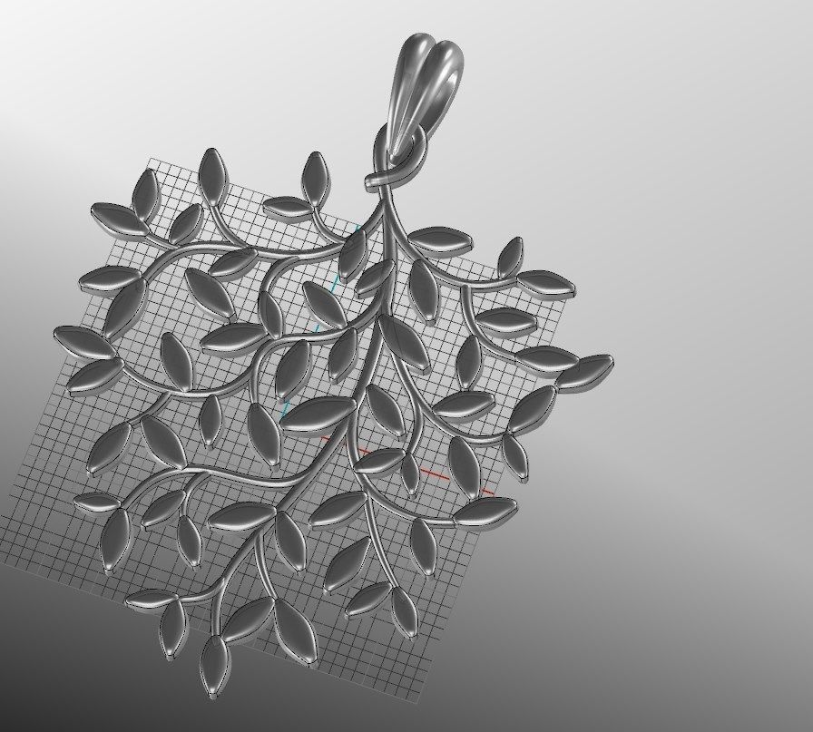 Pendant bi2 3D print model_13