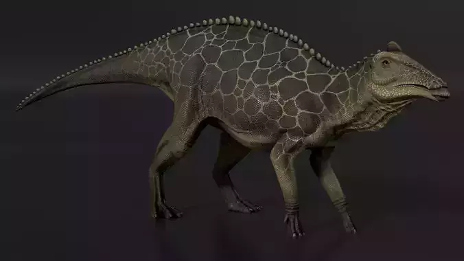 Edmontosaurus Asset Pack Low-poly 3D model