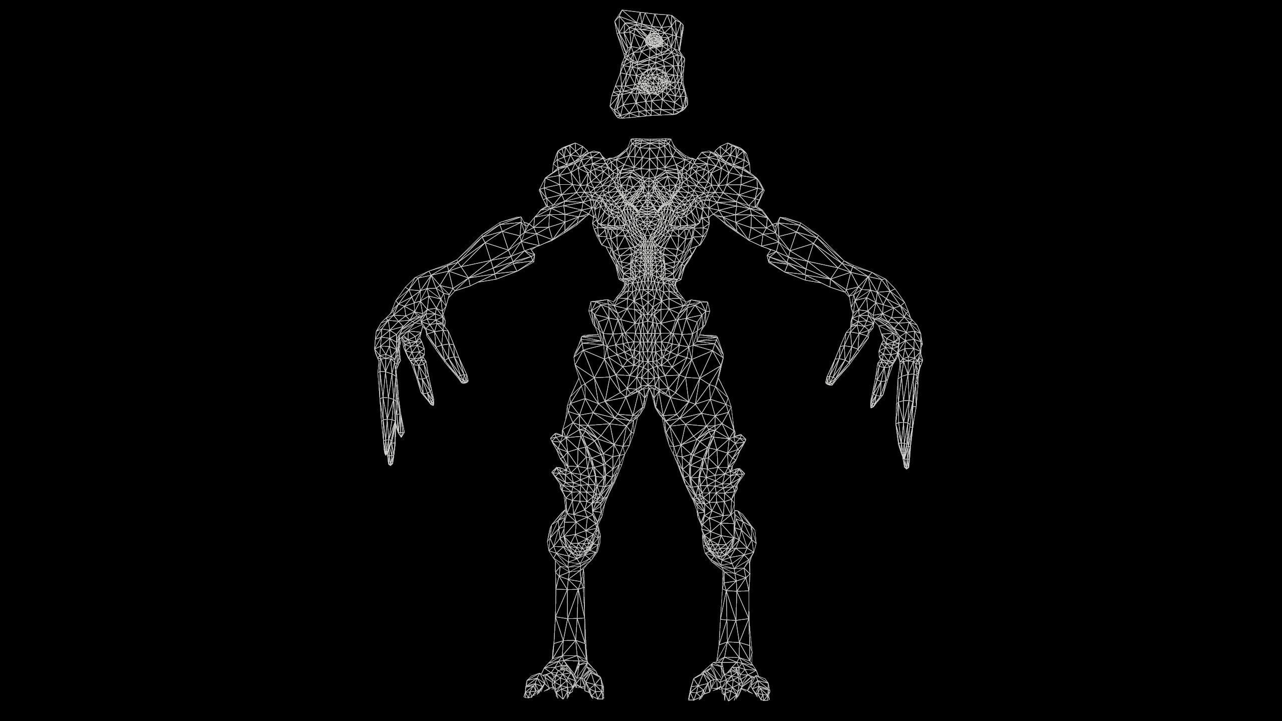 Monster Crystal Low-poly 3D model_24
