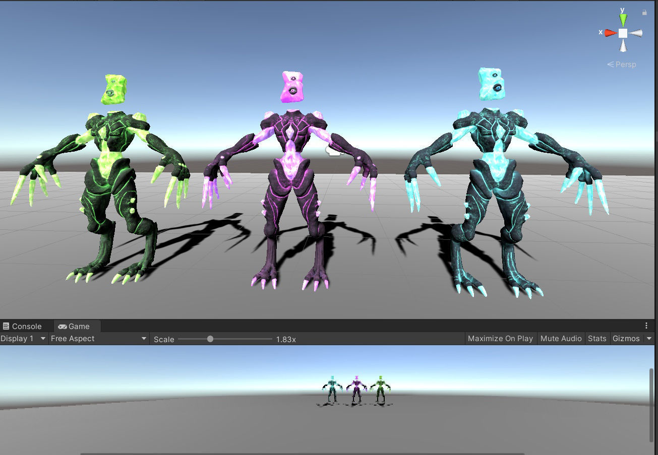 Monster Crystal Low-poly 3D model_30