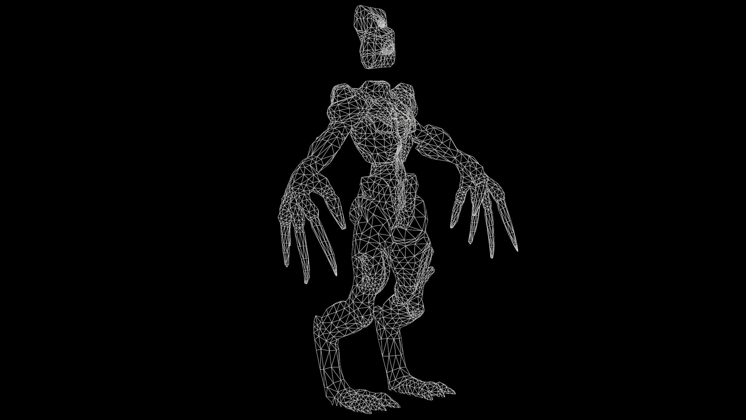 Monster Crystal Low-poly 3D model_27