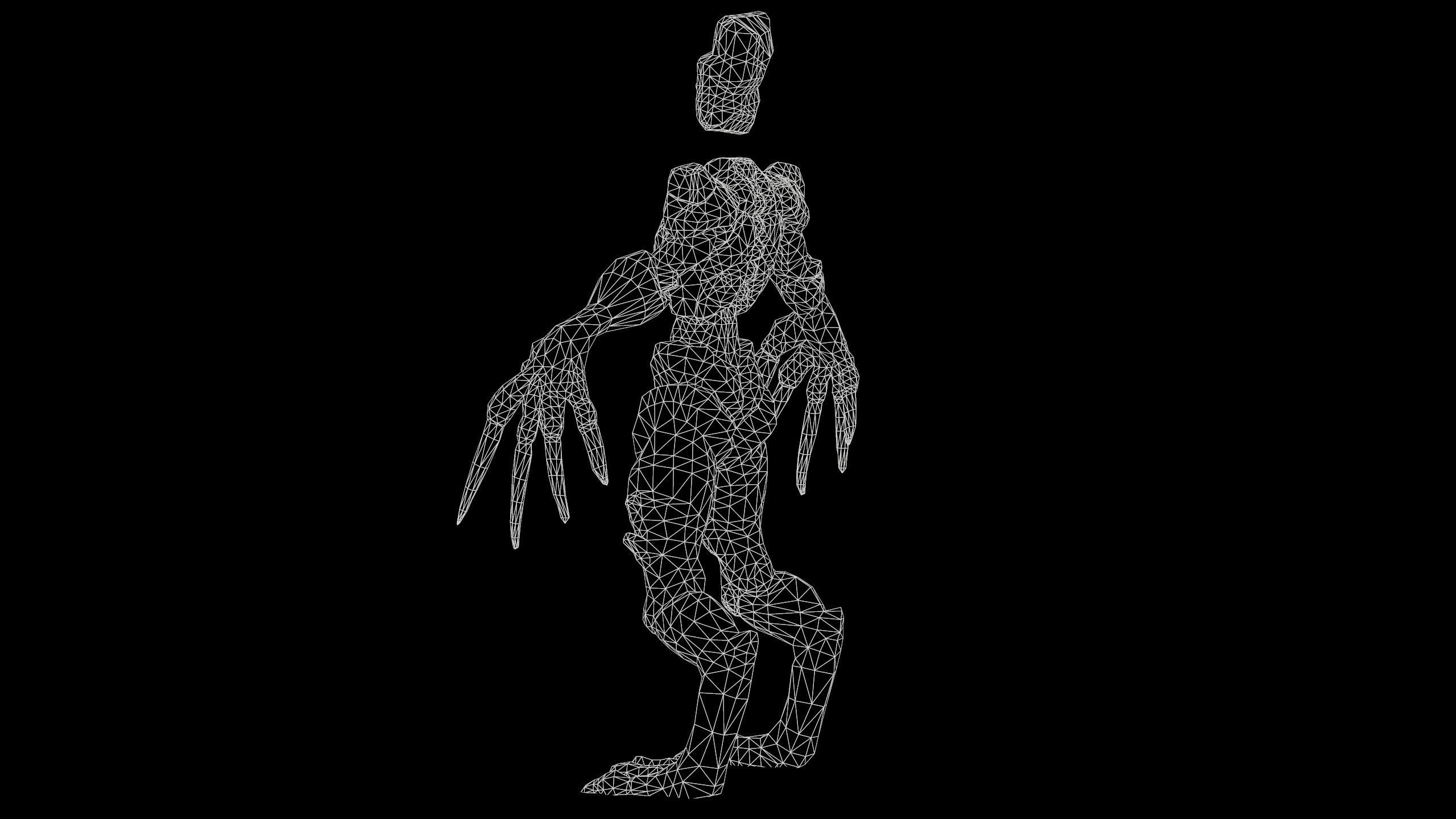 Monster Crystal Low-poly 3D model_25