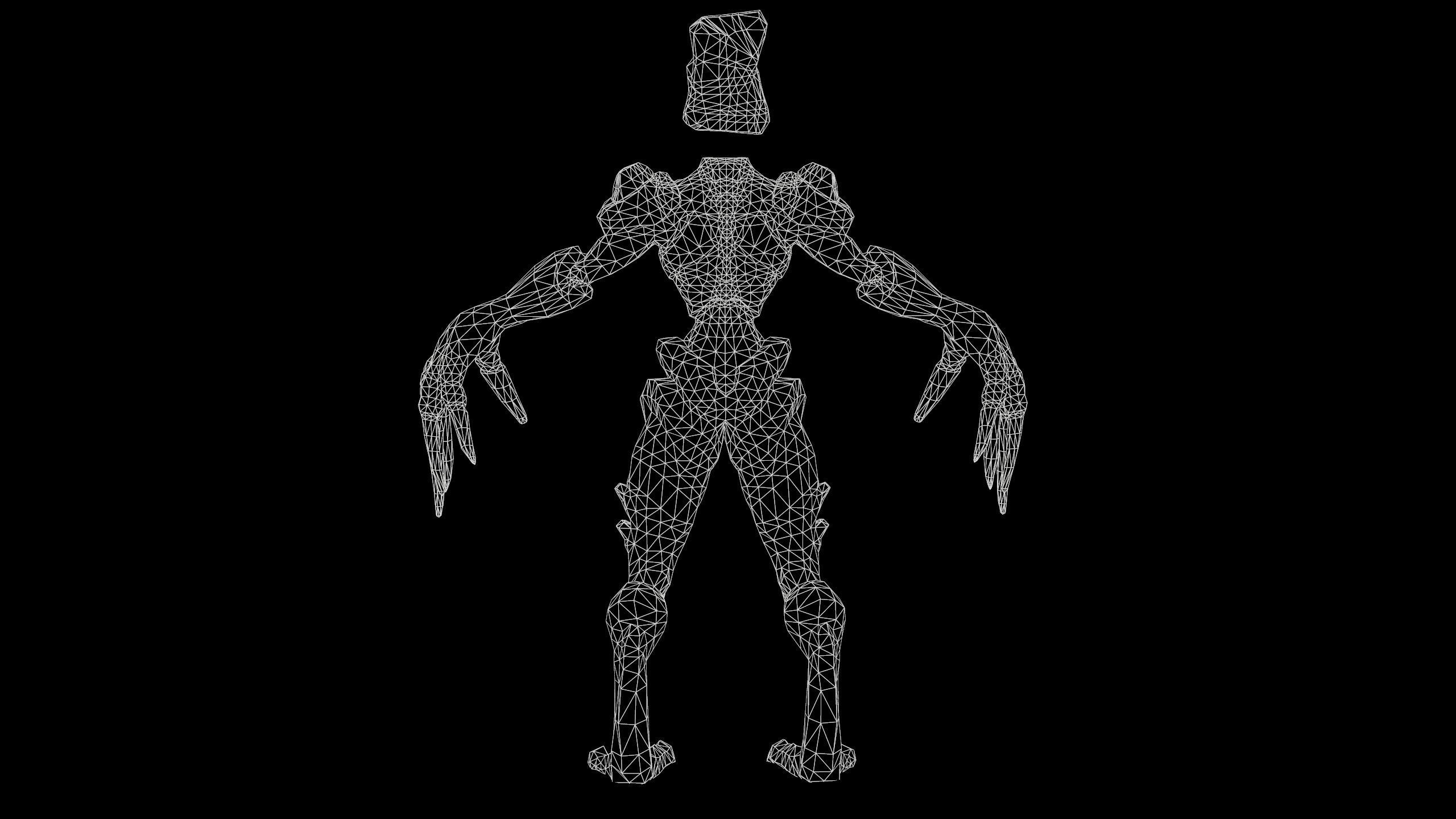 Monster Crystal Low-poly 3D model_26