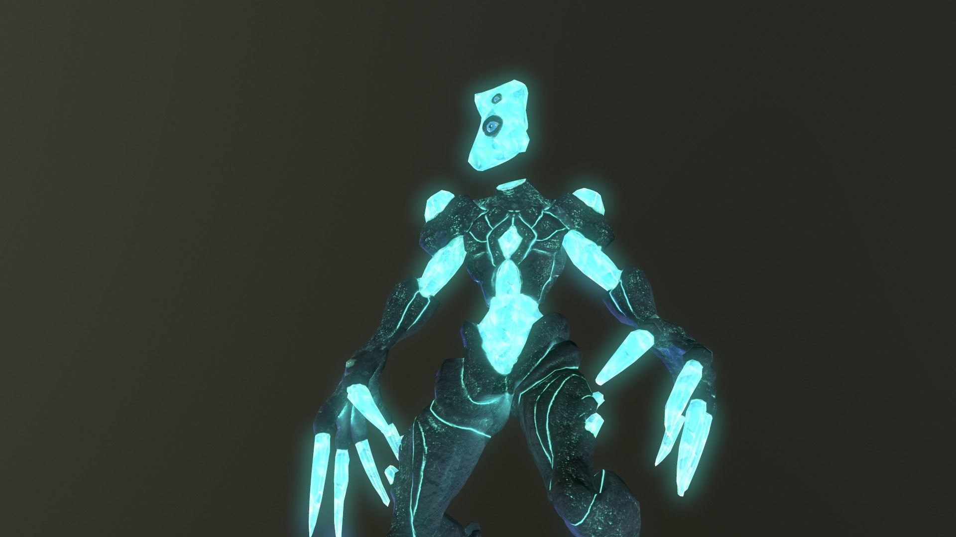 Monster Crystal Low-poly 3D model_18