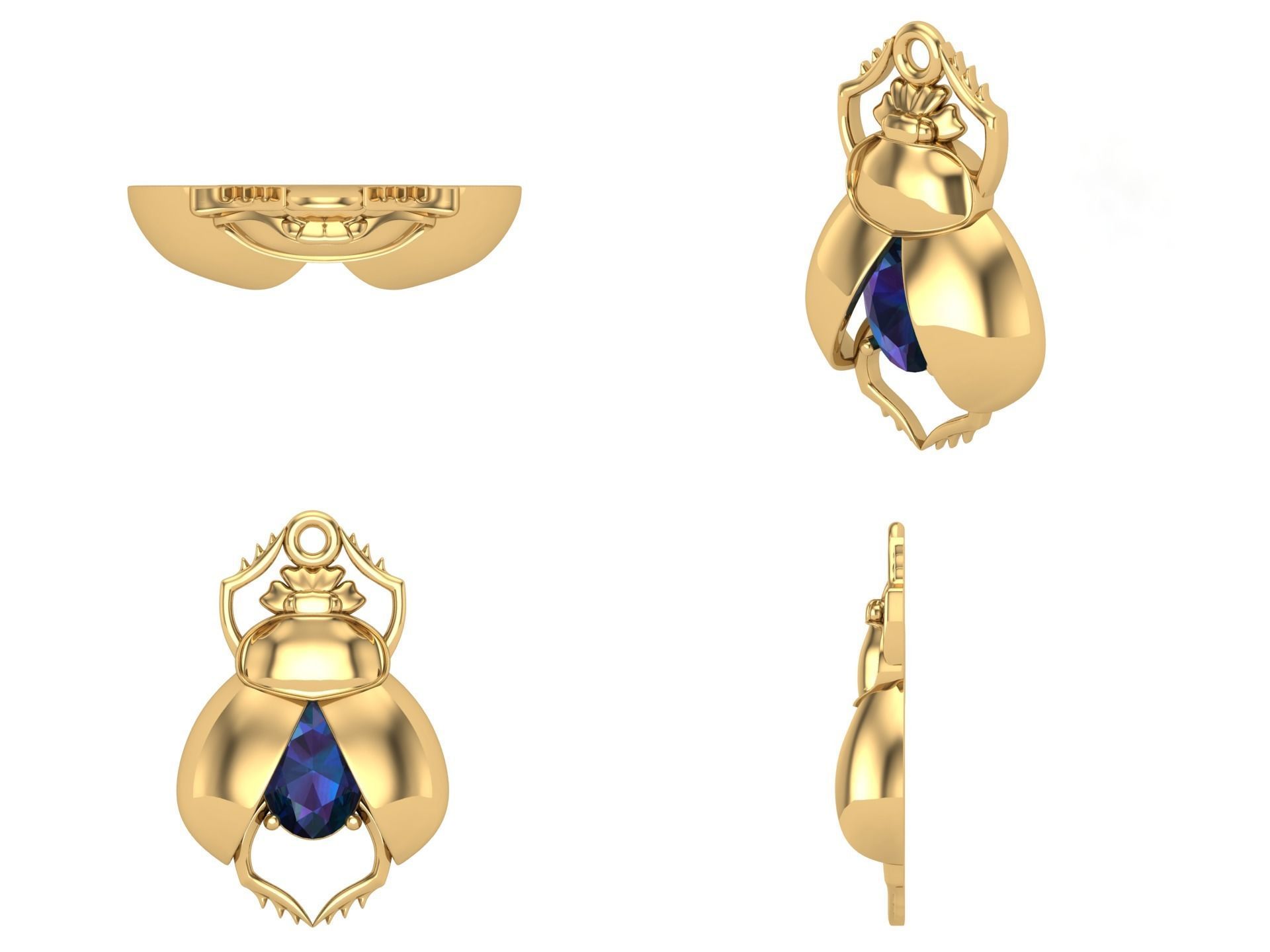 Pendant dp13 3D print model_3