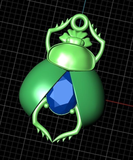 Pendant dp13 3D print model_8