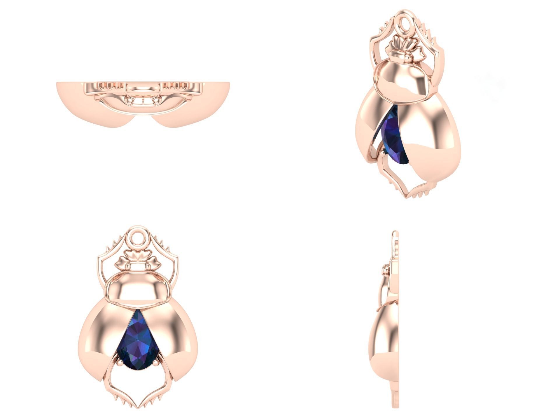 Pendant dp13 3D print model_6