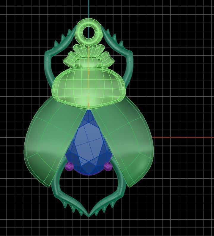 Pendant dp13 3D print model_5