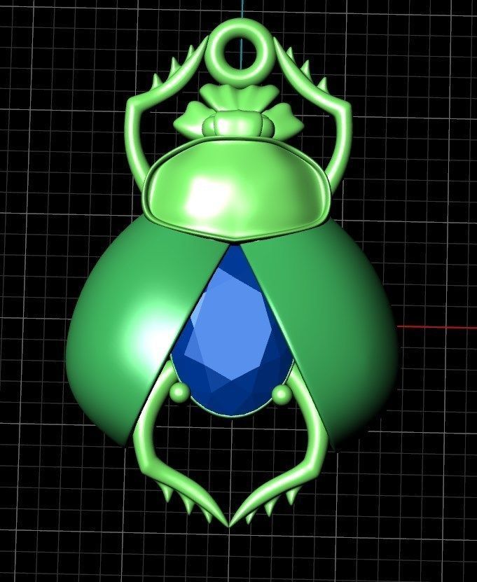 Pendant dp13 3D print model_9