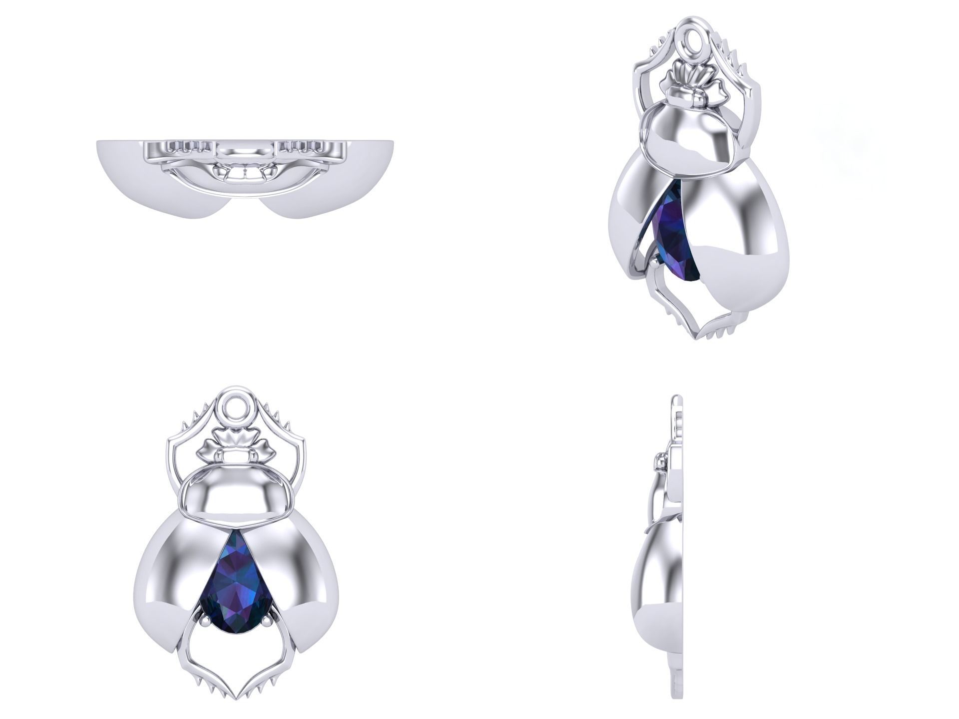 Pendant dp13 3D print model_4