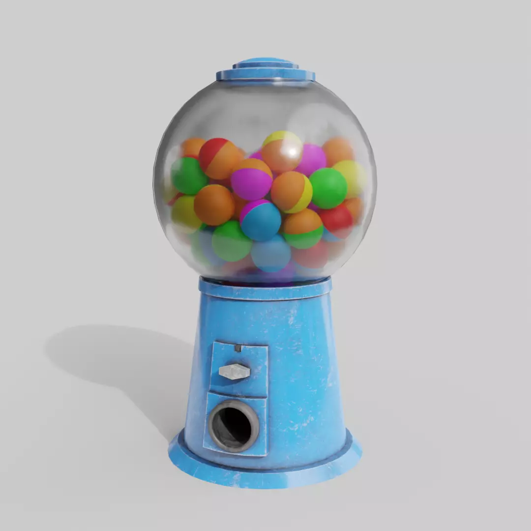 Gumball - Toy vending machine 3D model