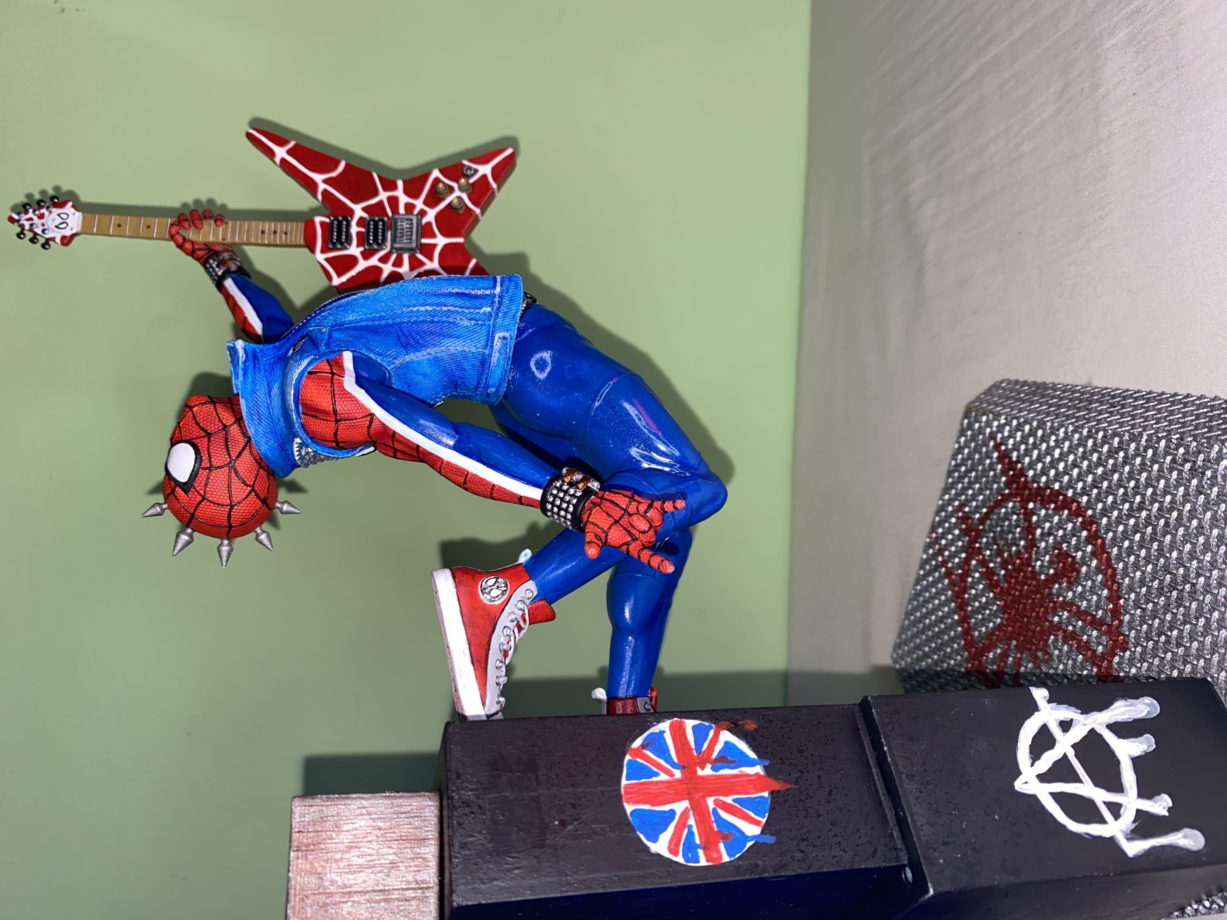 Spider Punk 3D PRINTING FIGURINE ASSEMBLY 3D MODEL 3D print model_2