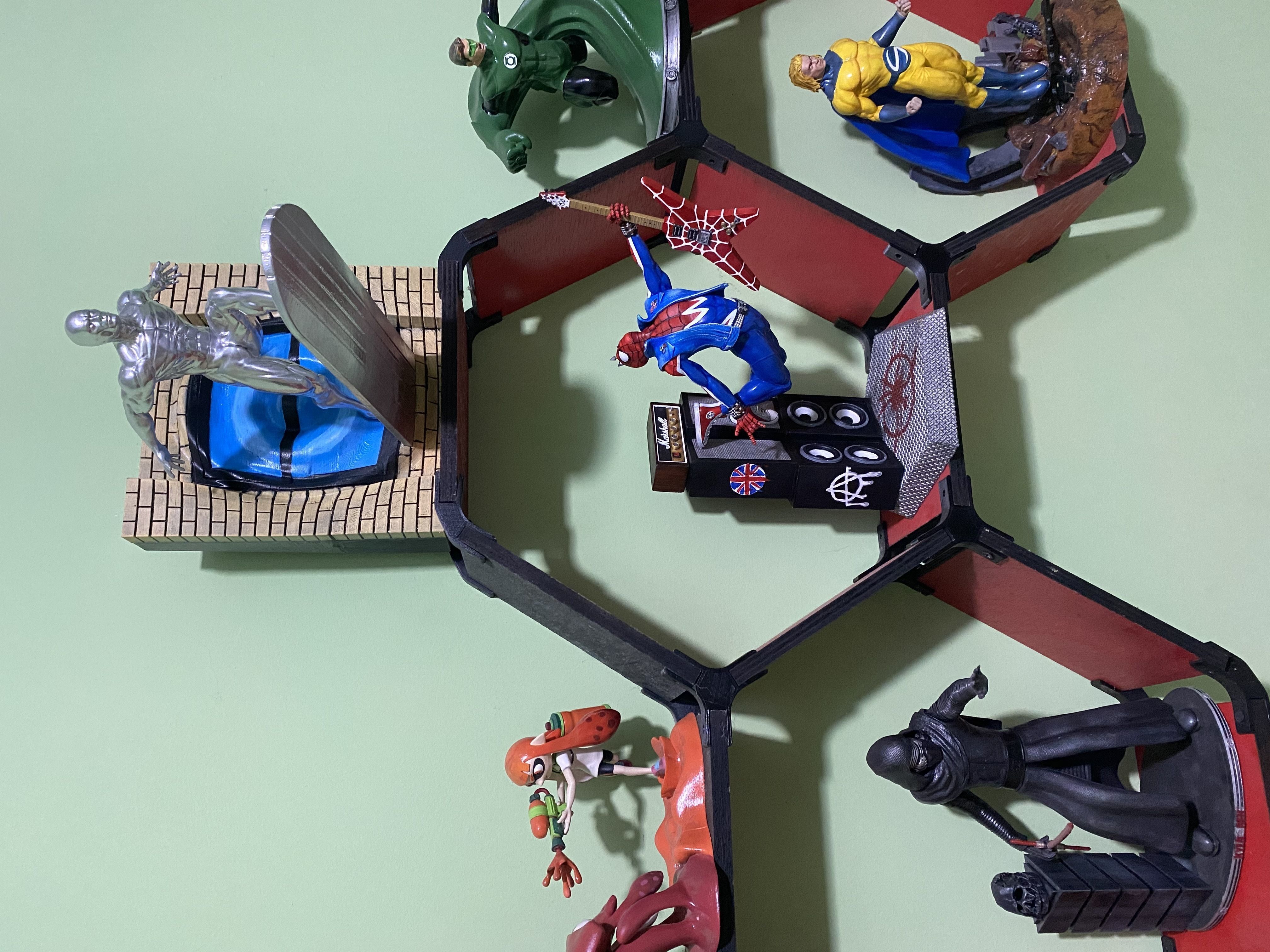 Spider Punk 3D PRINTING FIGURINE ASSEMBLY 3D MODEL 3D print model_5