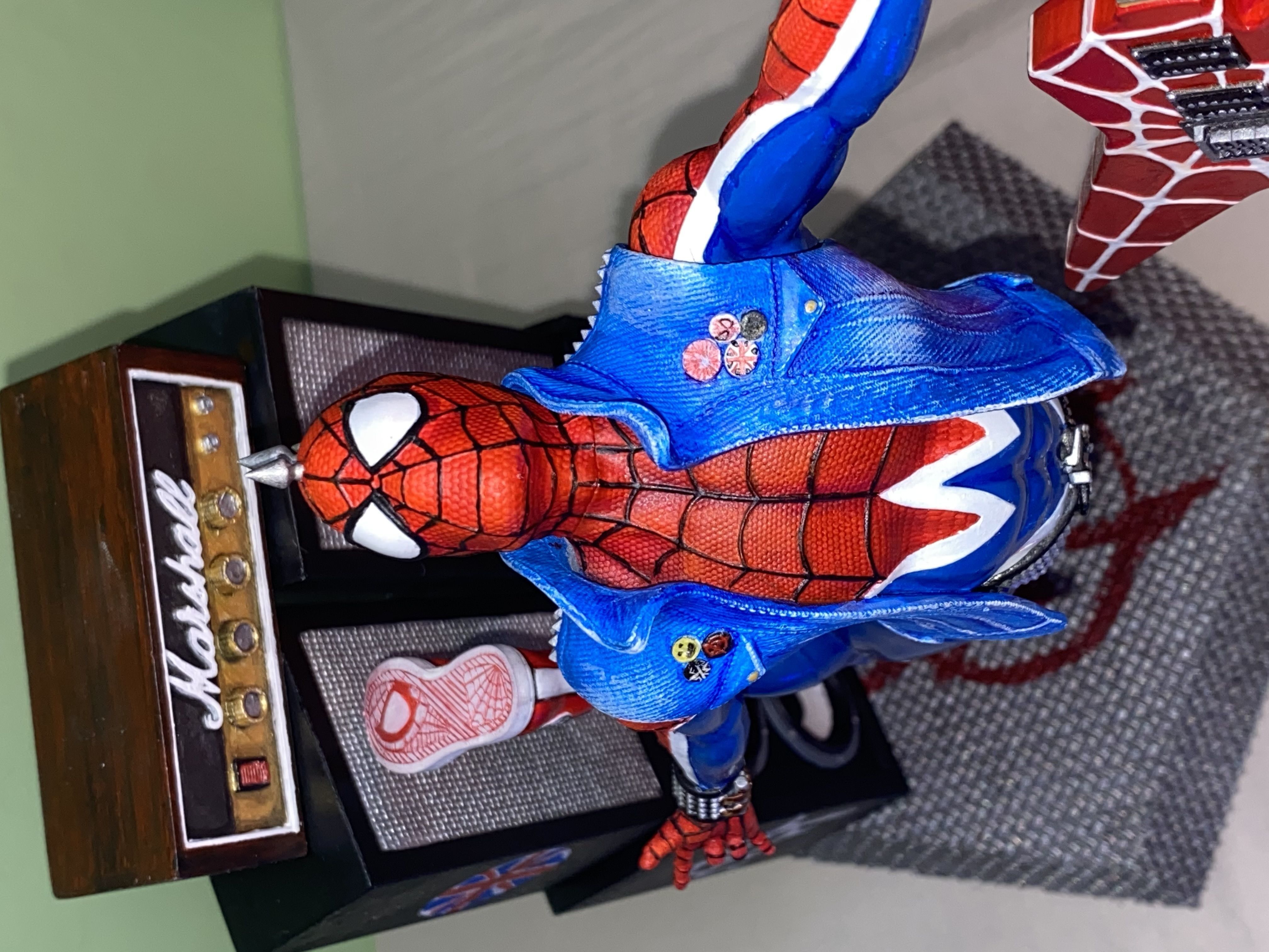 Spider Punk 3D PRINTING FIGURINE ASSEMBLY 3D MODEL 3D print model_1