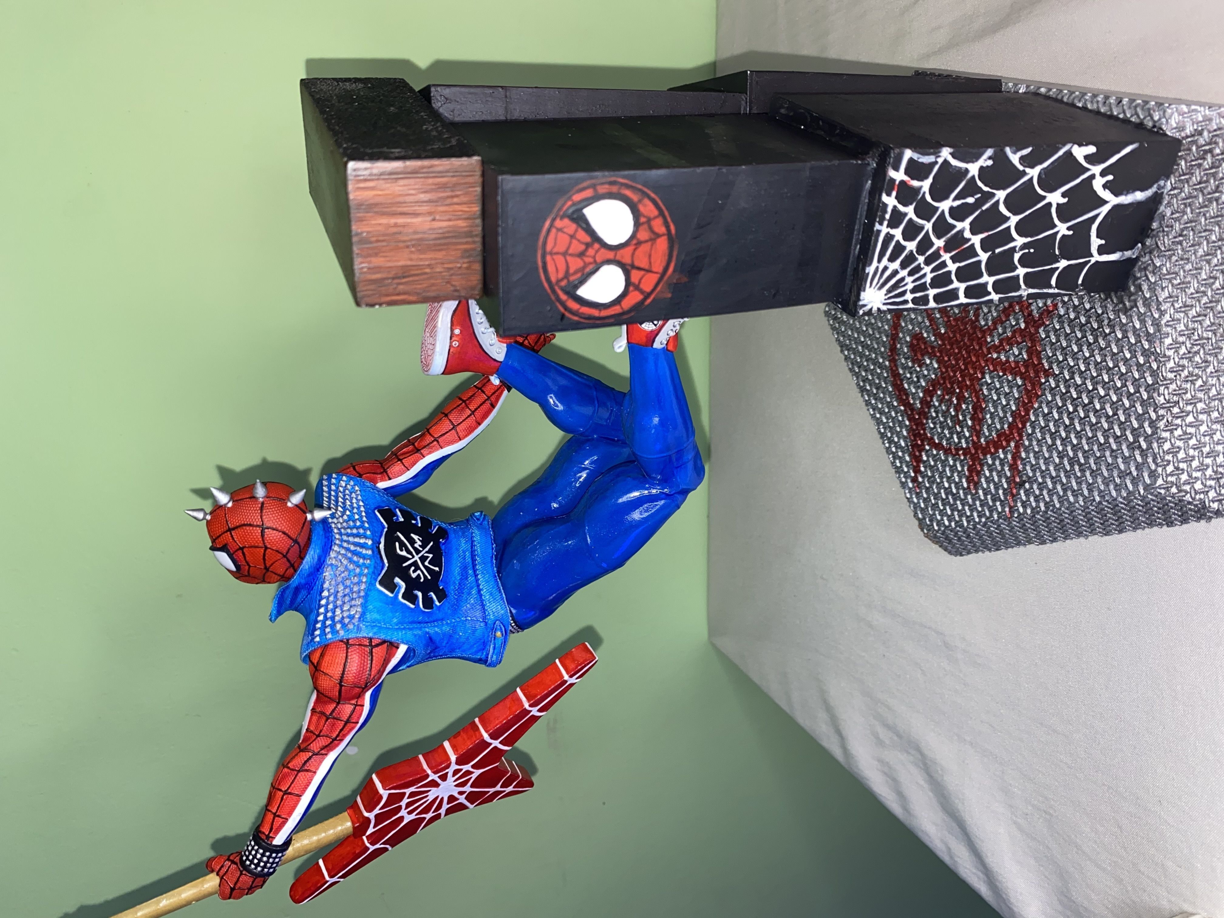 Spider Punk 3D PRINTING FIGURINE ASSEMBLY 3D MODEL 3D print model_4