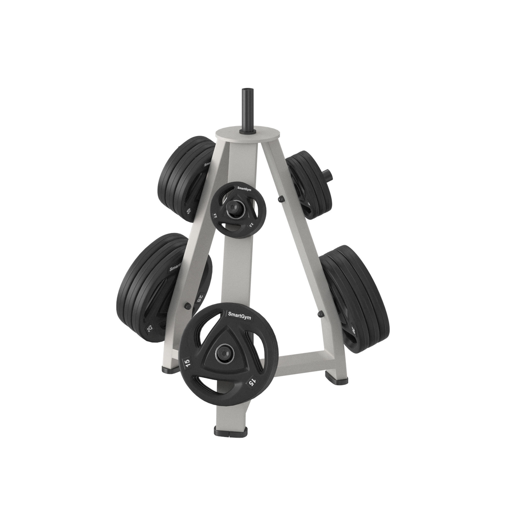 Bench Press Barbell 3D model_3