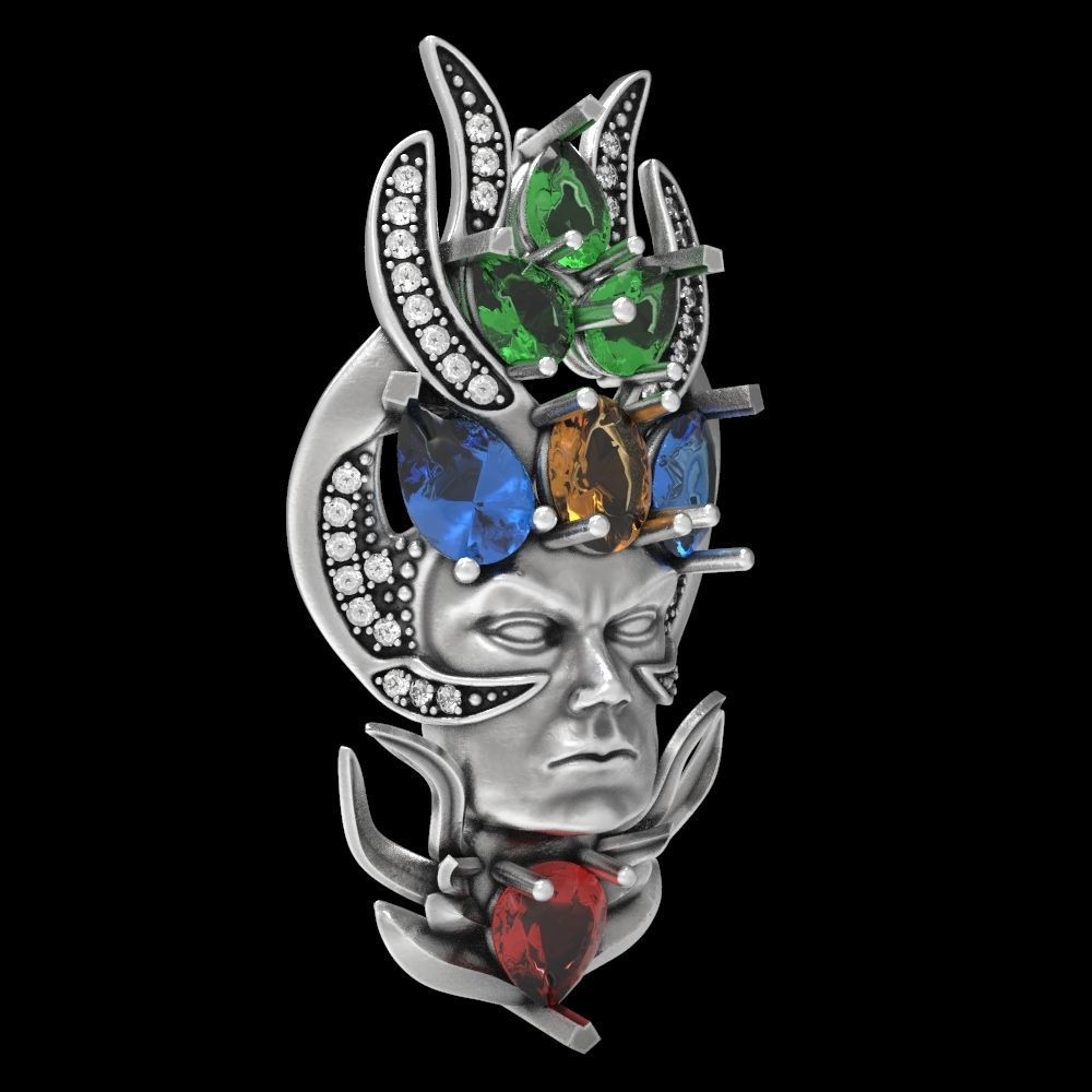 man and woman magerit 3D Model Collection_7