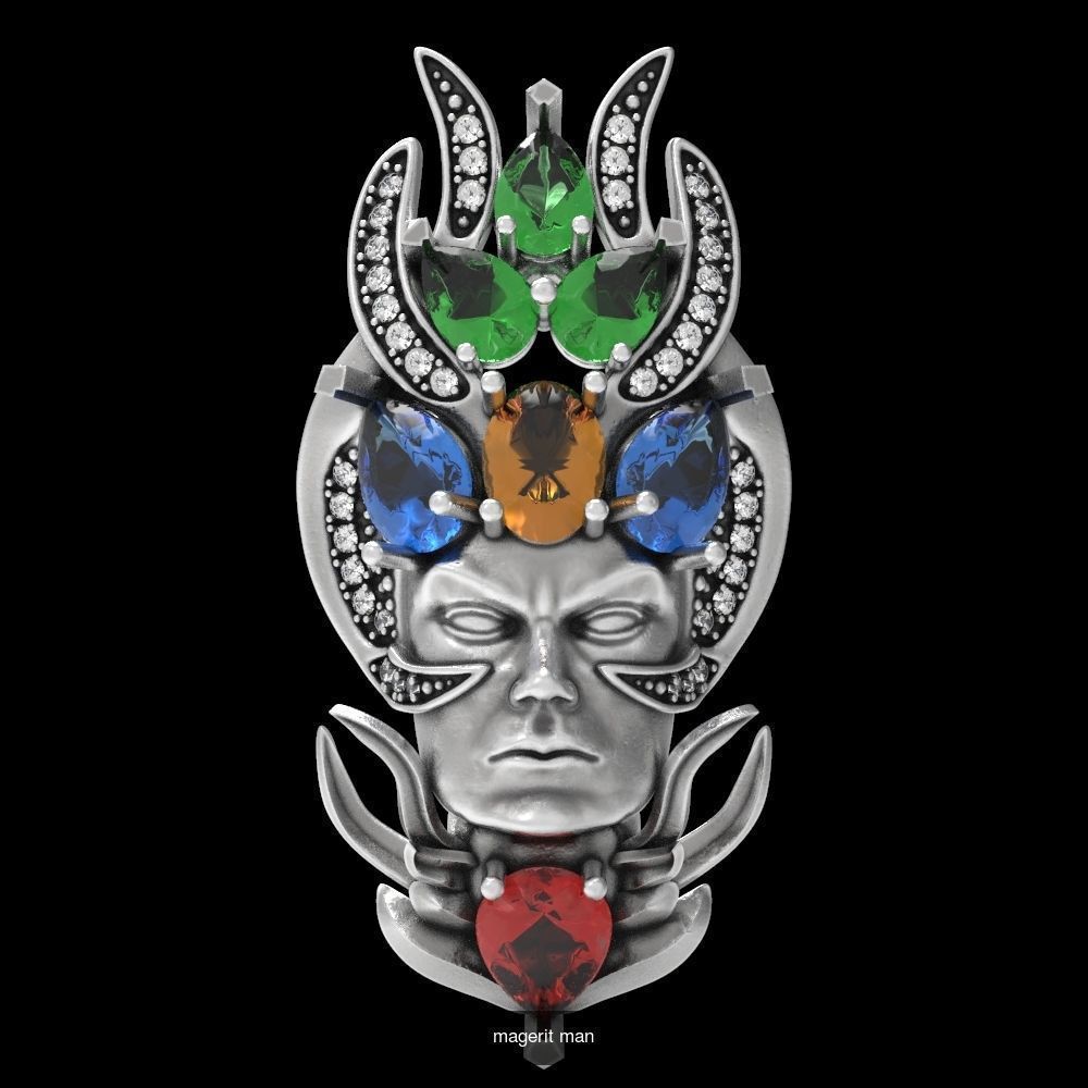 man and woman magerit 3D Model Collection_2