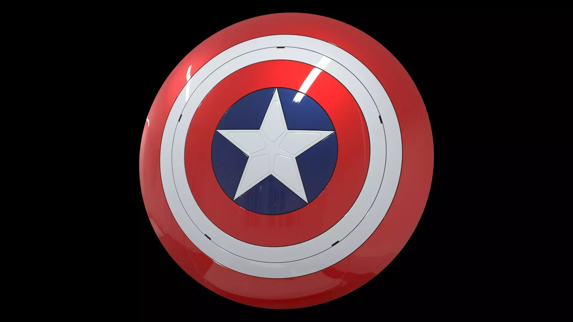 Captain America Shield -  The Falcon and The Winter Soldier Free 3D model_0