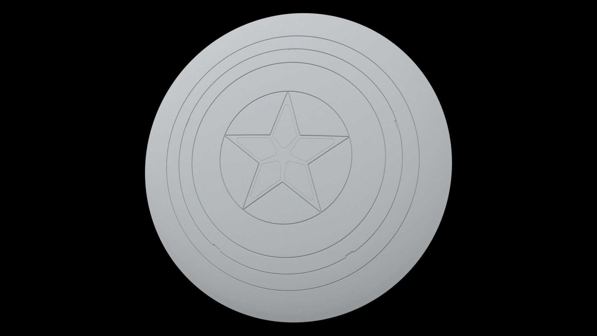 Captain America Shield -  The Falcon and The Winter Soldier Free 3D model_1