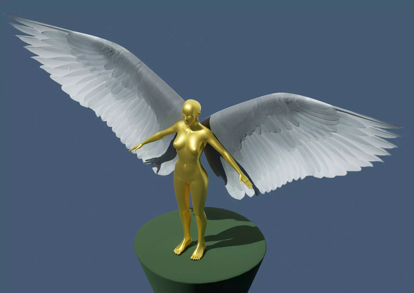 PBR Set of Wings Free low-poly 3D model